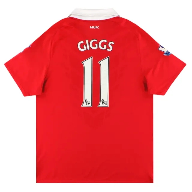 2010-11 Manchester United Nike Home Shirt Giggs #11 L - Manchester United / Very Good 