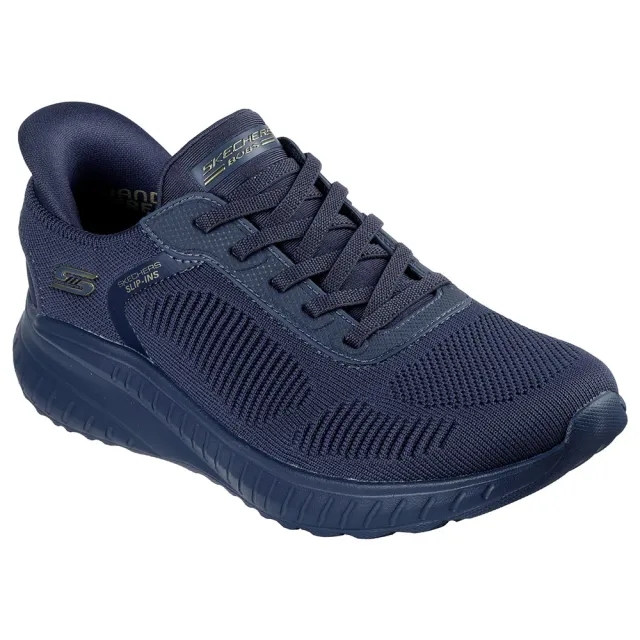 Skechers Women's Slip-ins: BOBS Sport Squad Chaos Sneaker in Dark Navy Blue