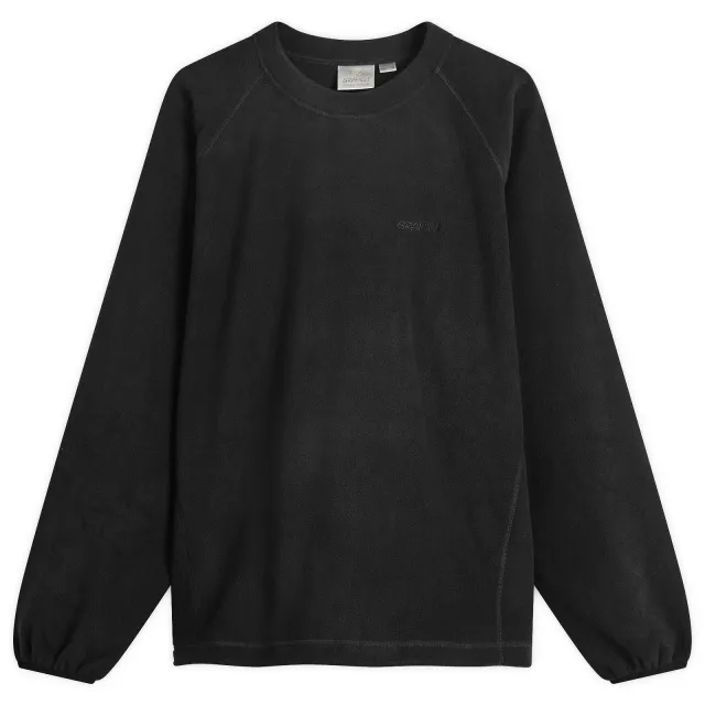 Gramicci Men's Thermal Fleece Crew Sweater Black