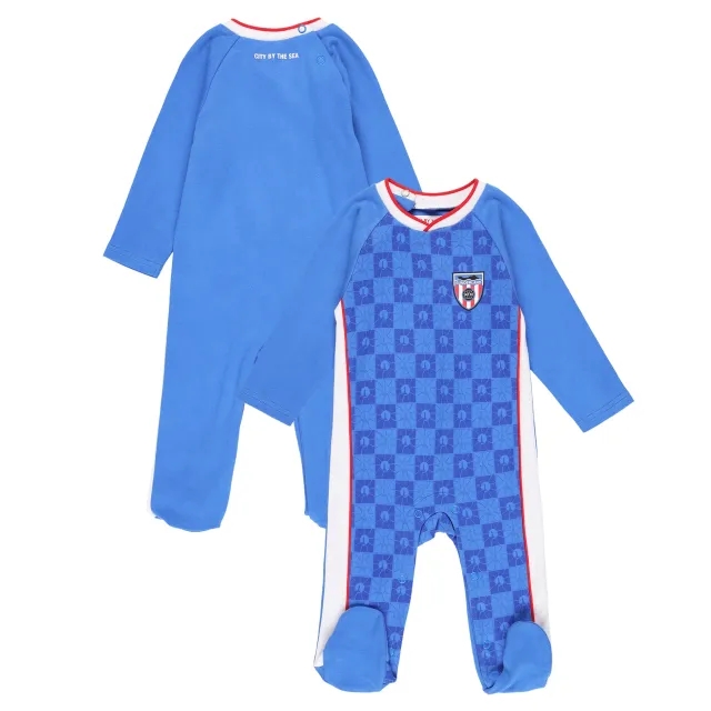 Sunderland Away Kit Sleepsuit - Blue - Baby