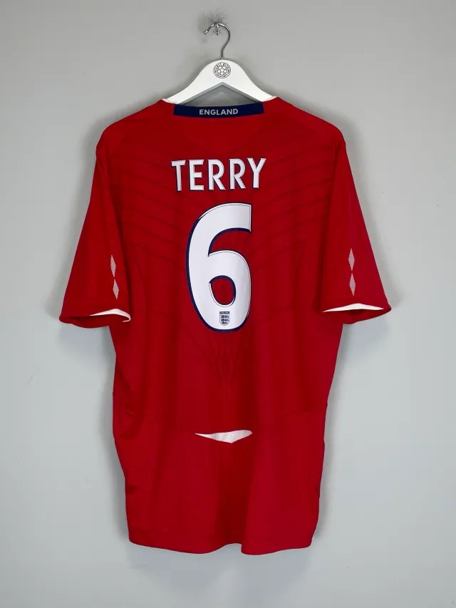 2008/10 ENGLAND TERRY #6 AWAY SHIRT (XL) UMBRO | CULT KITS