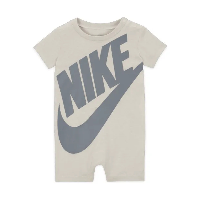 Nike Sportswear Baby (0–9M) Romper - Brown - Cotton/Polyester