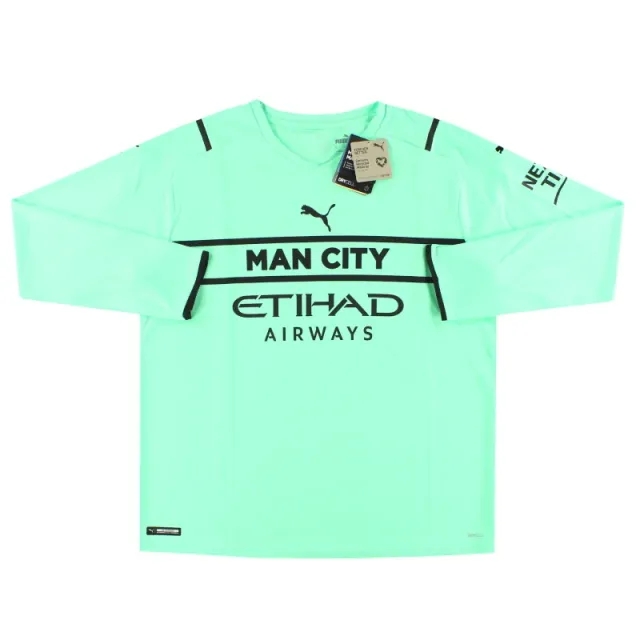 2021-22 Manchester City Puma Third Goalkeeper Shirt *w/tags* XL - Manchester City / w/tags 