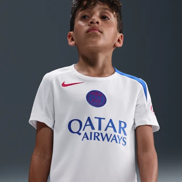 PSG Strike Third Nike Dri-FIT Total 90 Football Knit Top - White - Sustainable Materials