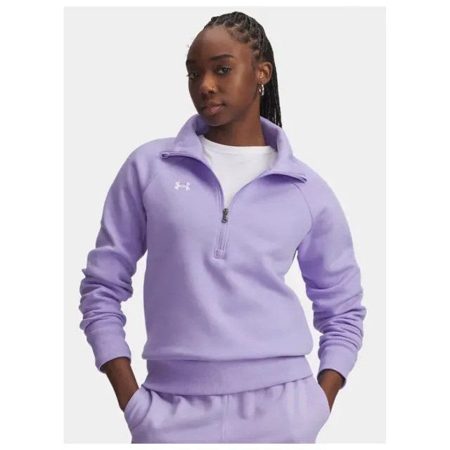 Under Armour  Rival Fleece Women's ½ Zip Transparent / White XS