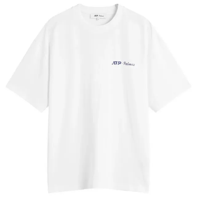 Palmes Men's x ATP Small Logo T-Shirt Presented by END. White