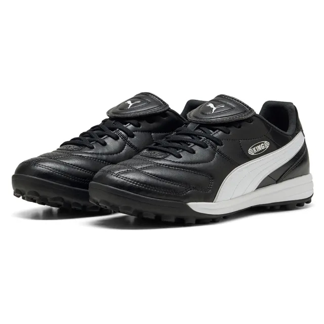 PUMA King Liga TT Football Boots Unisex, Black/White/Silver