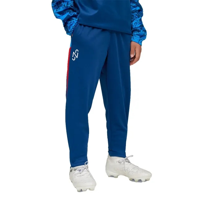 PUMA Neymar Jr Playmaker Training Football Pants Youth, Blazing Blue/White/Ultra Blue, size 11-12 Youth