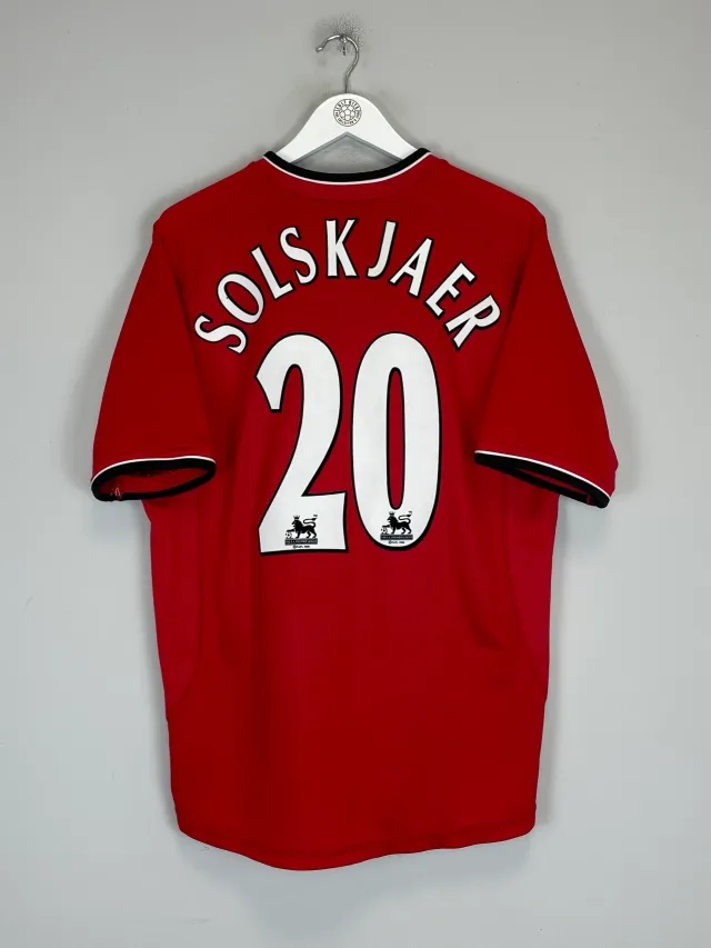 2000/01 MANCHESTER UNITED SOLSKJAER #20 HOME SHIRT (L) UMBRO | CULT KITS