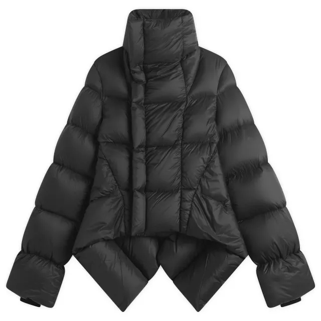Rick Owens Women's Naska Duvet High Neck Padded Jacket Black