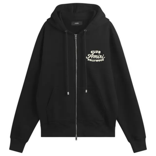 AMIRI Men's Club AMIRI Men's Zip Hoodie Black