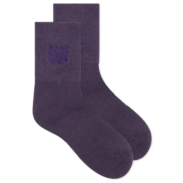 Needles Women's Rib Socks Purple