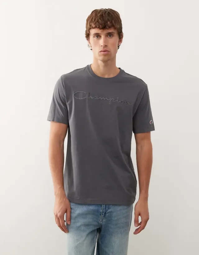 Champion T-Shirt In Grey