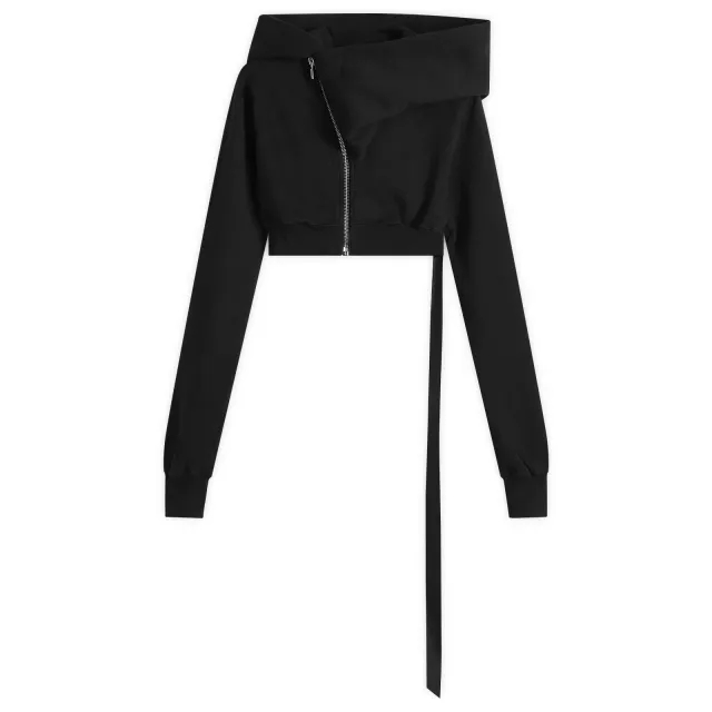 Rick Owens DRKSHDW Women's Micro Mountain Hoodie Black
