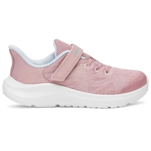 Under Armour  Pursuit 4 Big Logo AC Girls' Pre-School Running Shoes Tourmaline Pink / Nimbus Blue / Stone 13.5