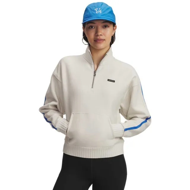 Under Armour  Icon Heavyweight Fleece Women's ½ Zip Summit White / White L