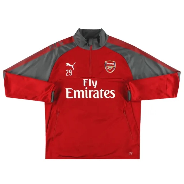 2017-18 Arsenal Puma Player Issue 1/4 Zip Training Top #29 XL - Arsenal / Excellent 