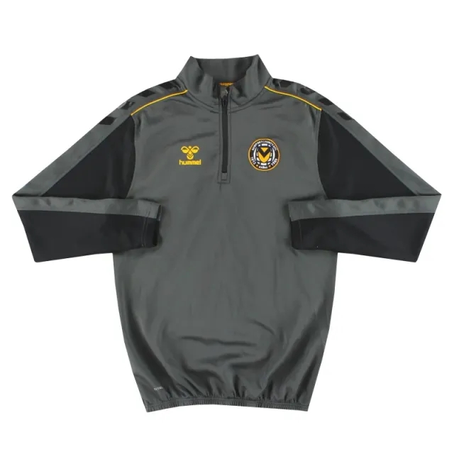 2020's Newport County Hummel 1/4 Zip Training Top S - Newport County / Excellent 