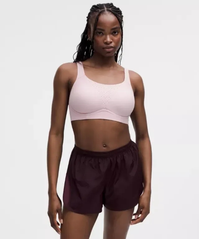 lululemon – Women's Run Times Sports Bra High Support, B-G Cups – Color Pink – Size 38G