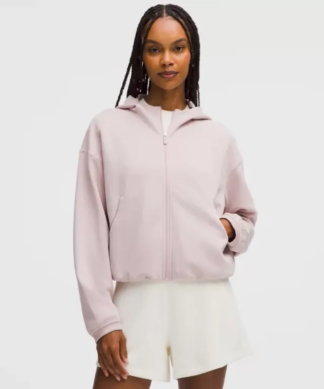 lululemon – Women's Softstreme Full-Zip Hoodie – Color Pink – Size 4
