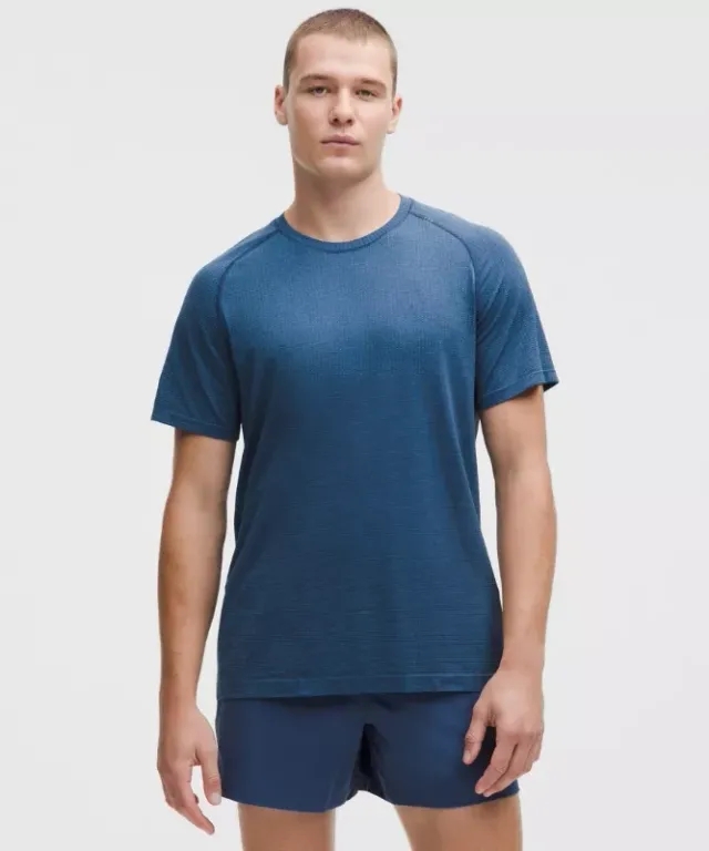 lululemon – Men's Metal Vent Tech Short-Sleeve Shirt – Color Blue – Size XL
