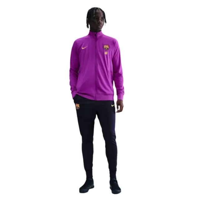 Barcelona Tracksuit Dri-Fit Strike - Vivid Purple/Midwest Gold - ['Purple']