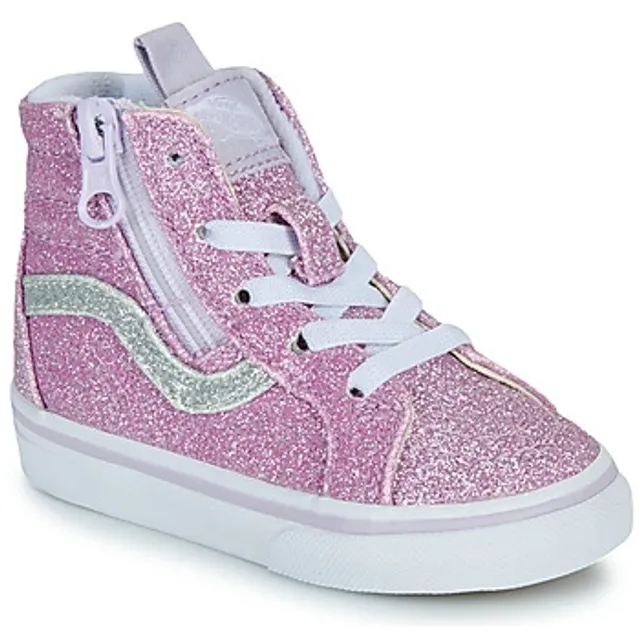 Vans  SK8-Hi Reissue Side Zip  girls's Children's Shoes (High-top Trainers) in Pink
