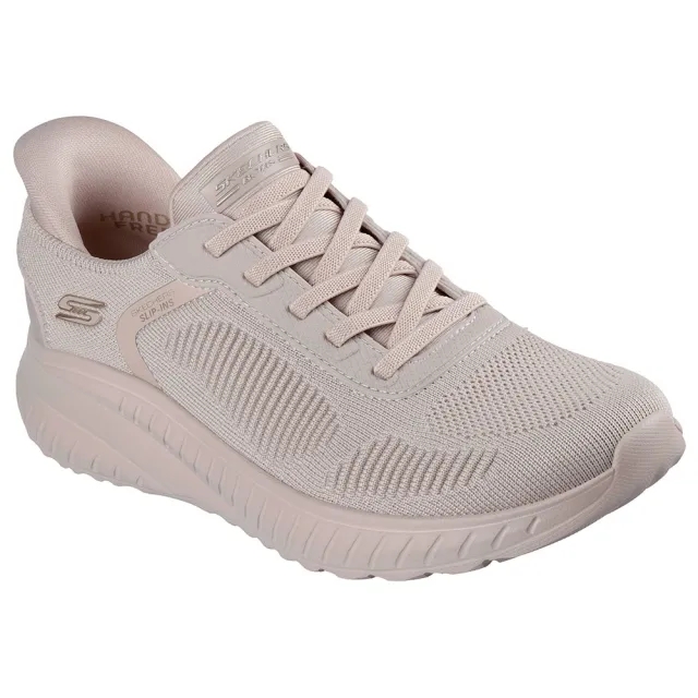 Skechers Women's Slip-ins: BOBS Sport Squad Chaos Sneaker in Natural