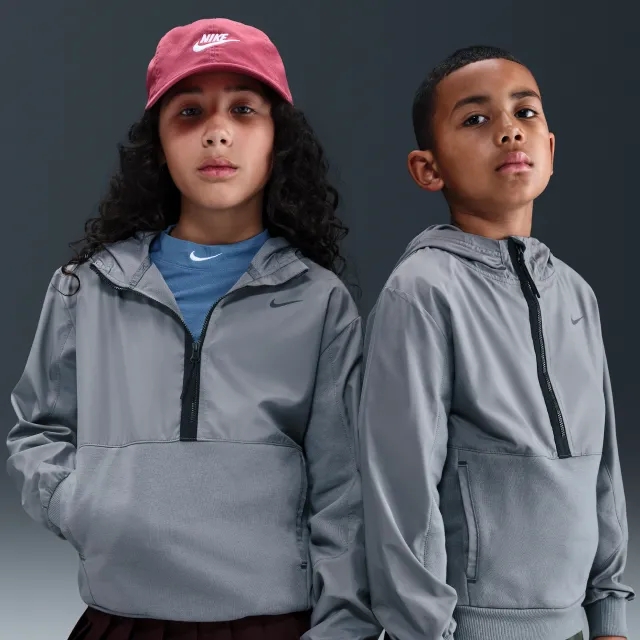 Nike Sportswear City Utility EasyOn Half-Zip Hoodie - Grey - Fleece