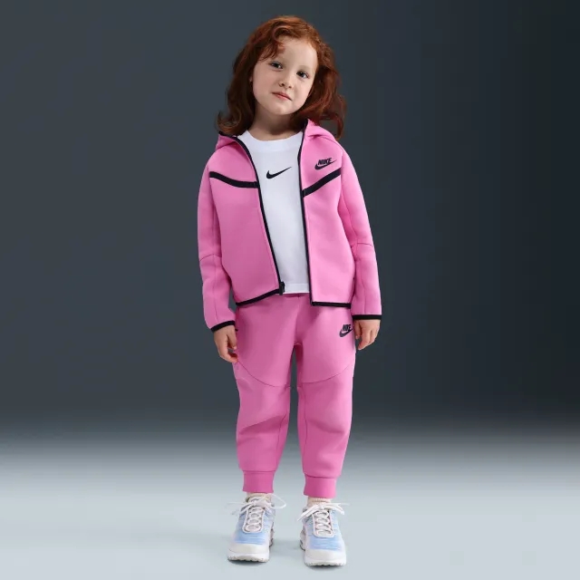 Nike Sportswear Toddler Tech Fleece 2-Piece Full-Zip Set - Pink