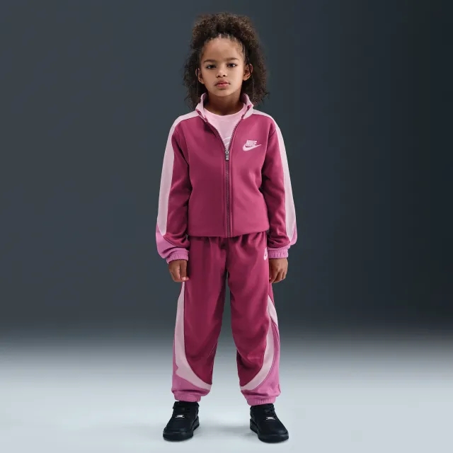 Nike Younger Kids' Two-Piece Propus Colour-Blocked Set - Purple
