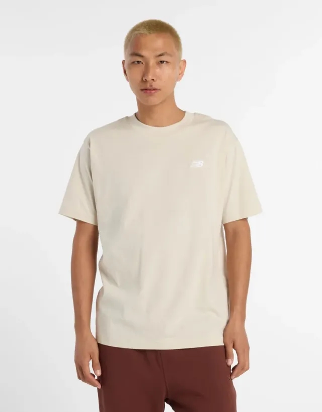 New Balance Sport Essentials Cotton T-Shirt In Timberwolf-Grey