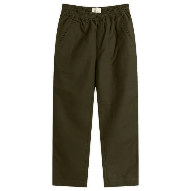 Folk Men's Drawcord Assembly Pant Dark Olive Moleskin