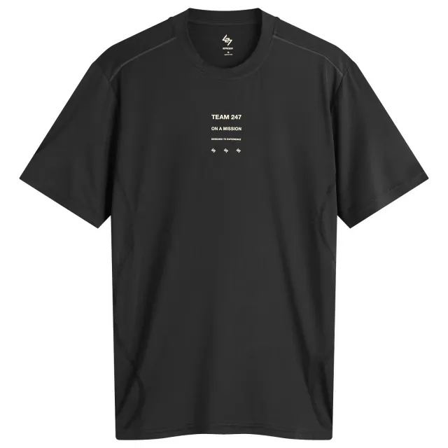 Represent Men's 247 Short Sleeve Runner T-Shirt Black