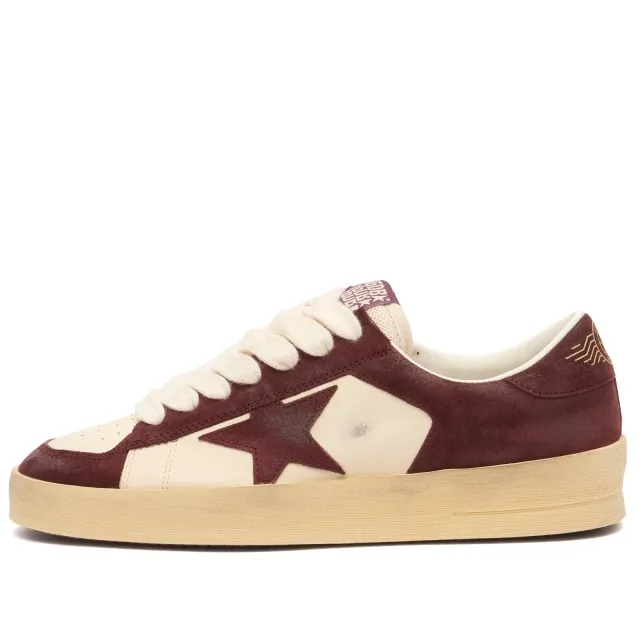 Golden Goose Women's Stardan Sneaker Bordeaux/Cream