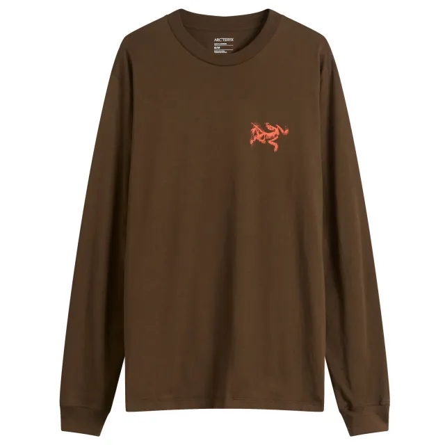 Arc'teryx Men's Kragg SL Bird Tile LS T-Shirt Presented By END. Carob/Dynasty