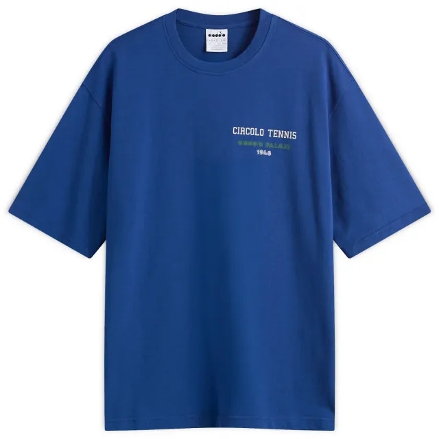 Diadora Men's Legcay II T-Shirt Blue Limonges