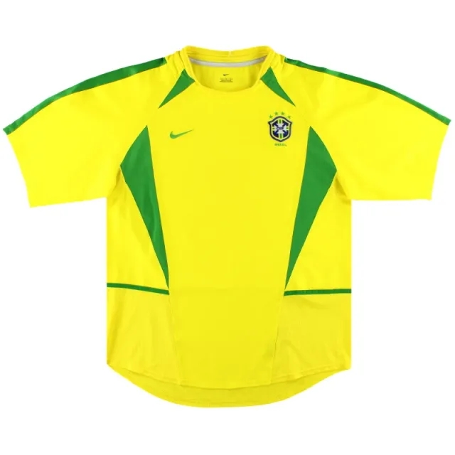 2002-04 Brazil Nike Home Shirt S - Brazil / Excellent 