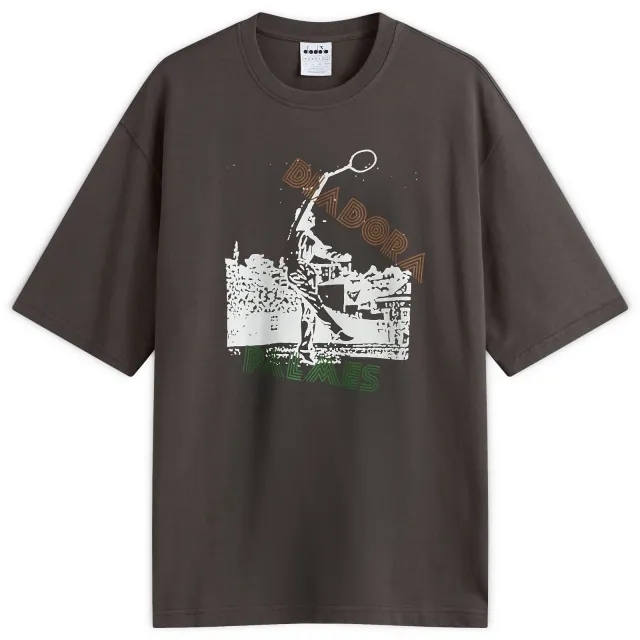 Diadora Men's Legacy T-Shirt Black Oyster