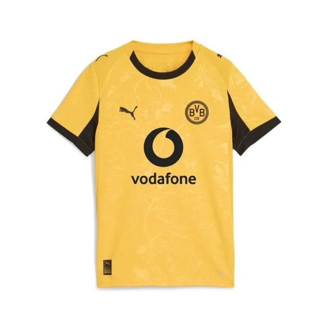 PUMA Borussia Dortmund 25/26 Cup Jersey Youth, Yellow Sizzle/Black