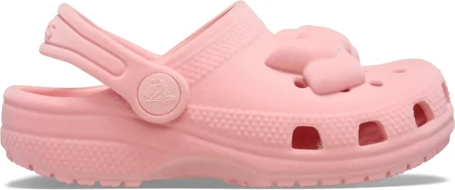 Crocs | Kids | Toddler Classic Velvet Bow | Clogs | Powder Pink | C4