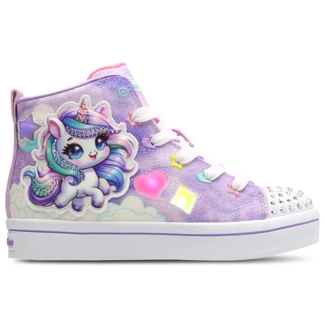 Skechers Twi-lites 2.0 Toddler Trainers - Purple