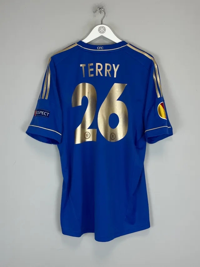 2012/13 CHELSEA TERRY #26 E/L HOME SHIRT (XL) ADIDAS | CULT KITS