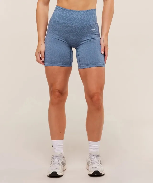  Adapt Animal Seamless Shorts - Worn Blue/Peri Blue