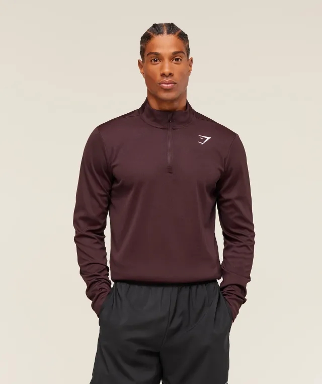  Arrival 1/4 Zip - Cherry Purple