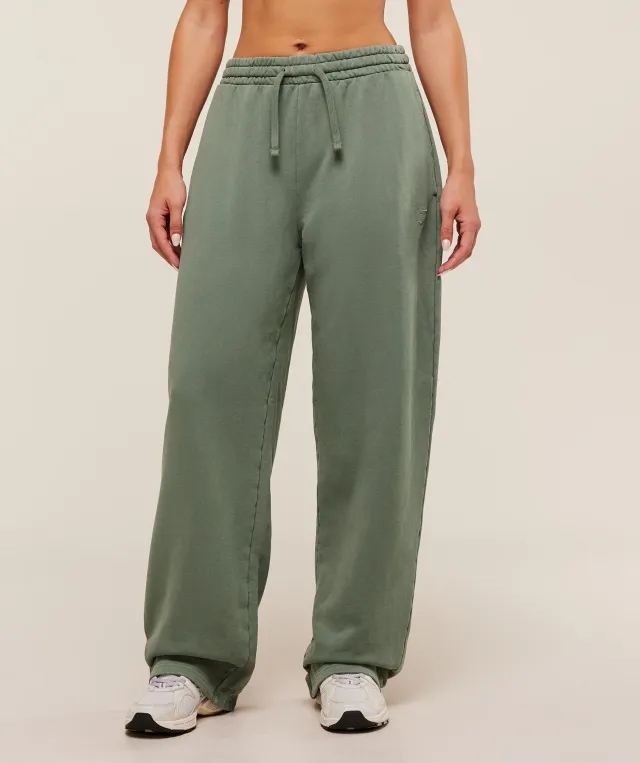  Power Washed Joggers - Unit Green/Acid Wash Small Ball