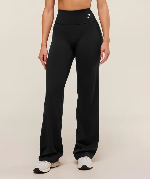  Training Straight Leg Leggings - Black