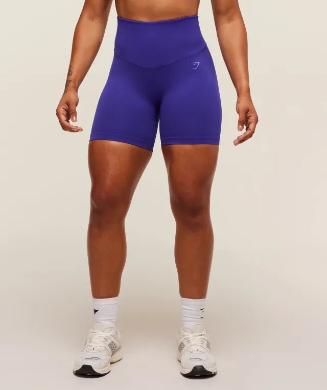  Activate Seamless Shorts - Cobalt Purple