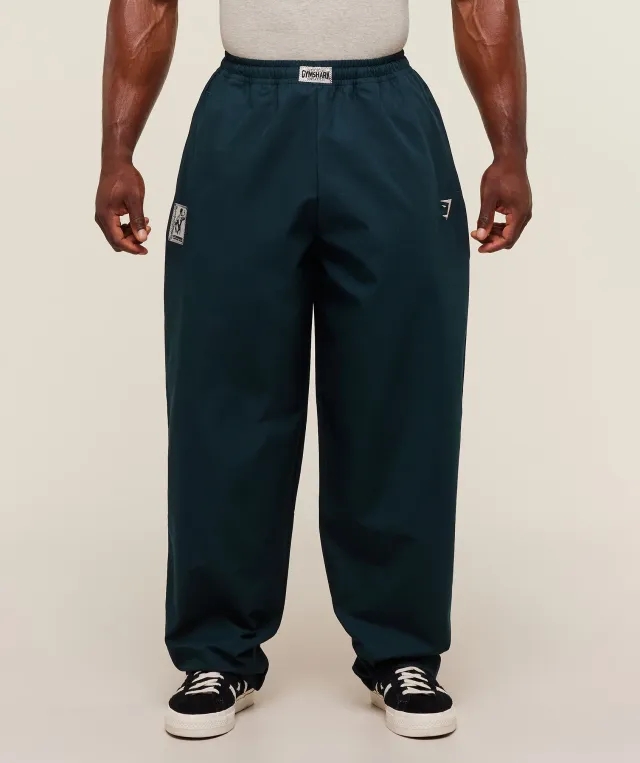  Straight Leg Pumper Pants - Deep Petrol Blue