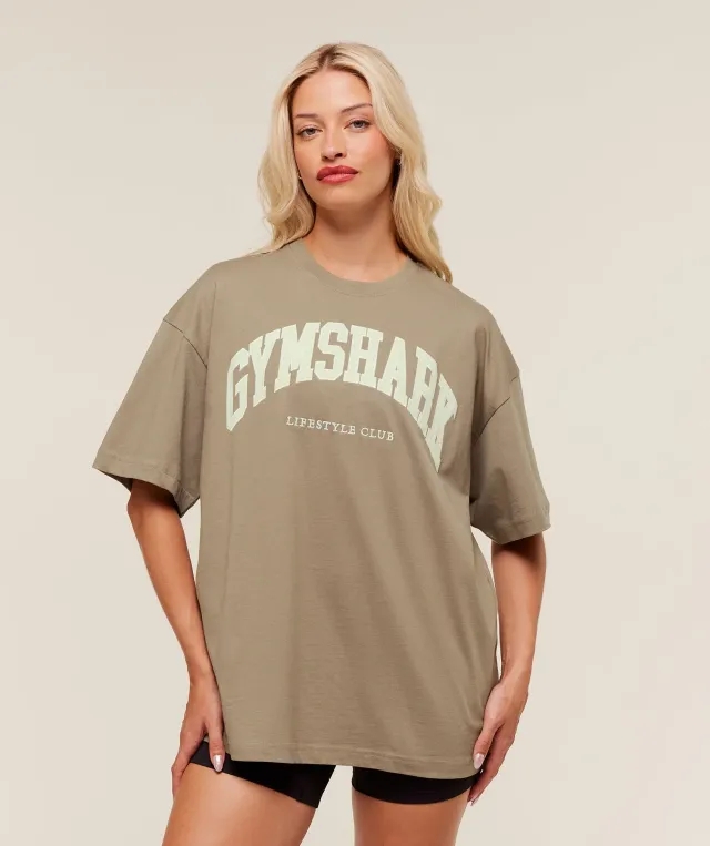  Collegiate Graphic T-Shirt - Lifestyle Brown